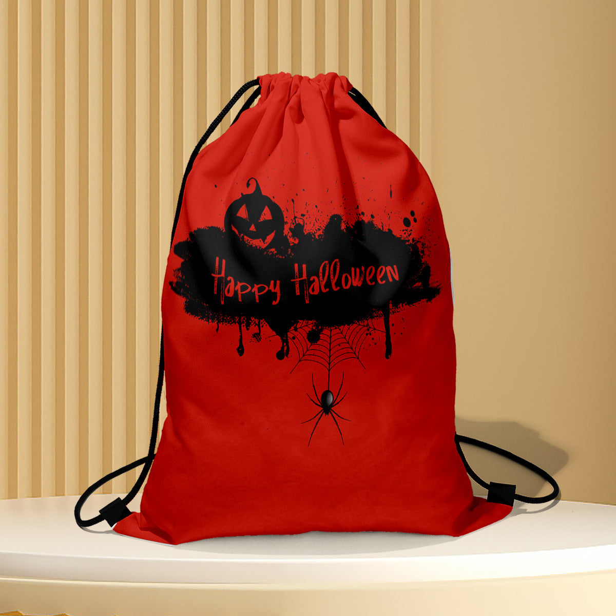 Polyester Halloween drawstring backpack (Minimo de Compra 2) MIC-QB003