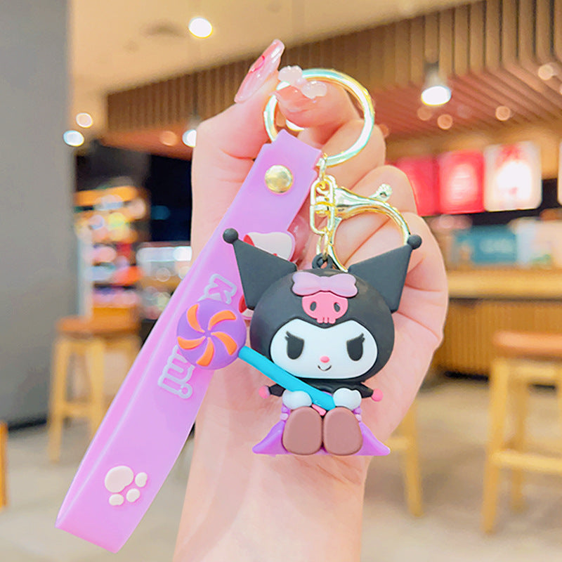 PVC cartoon cute pet cute keychain MYA-YiD047