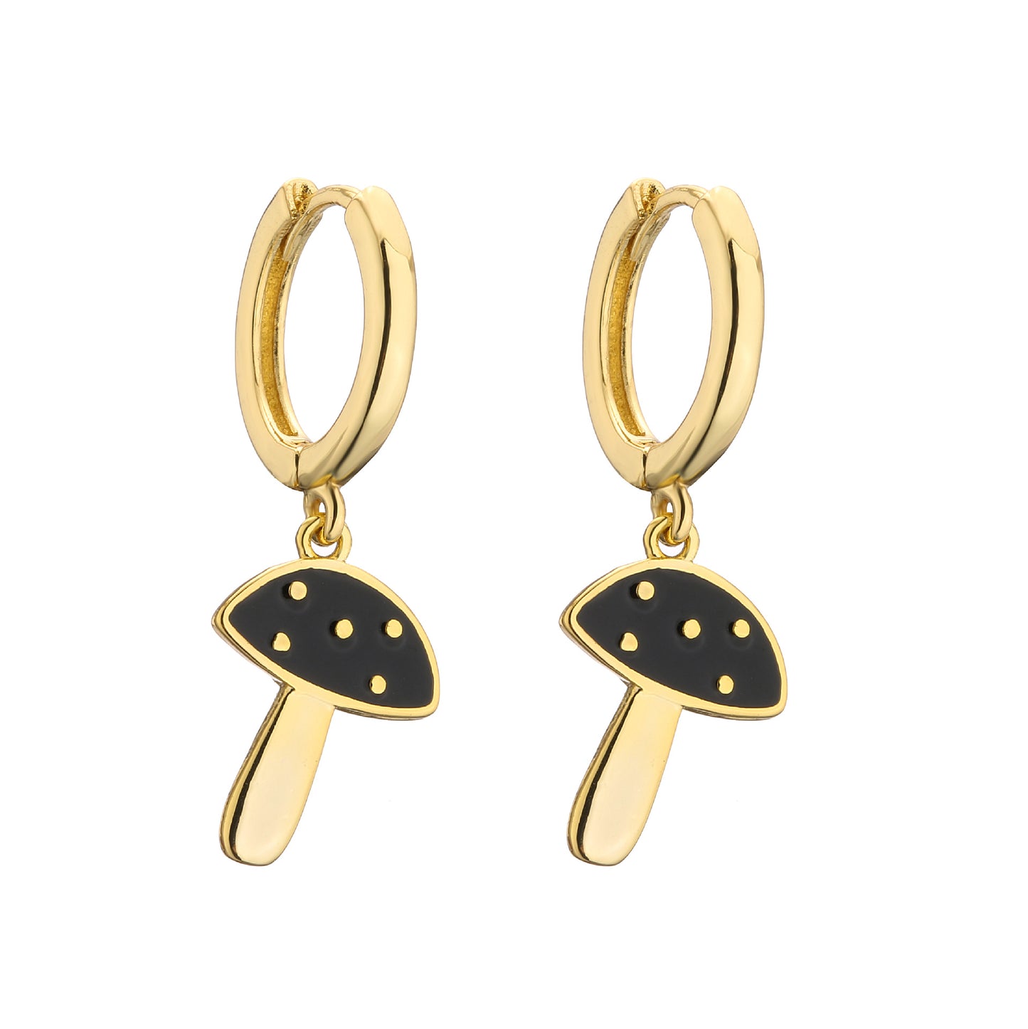 Alloy Peach Blossom Oil Elephant Earrings (Minimo de Compra 2) MIC-JuC027