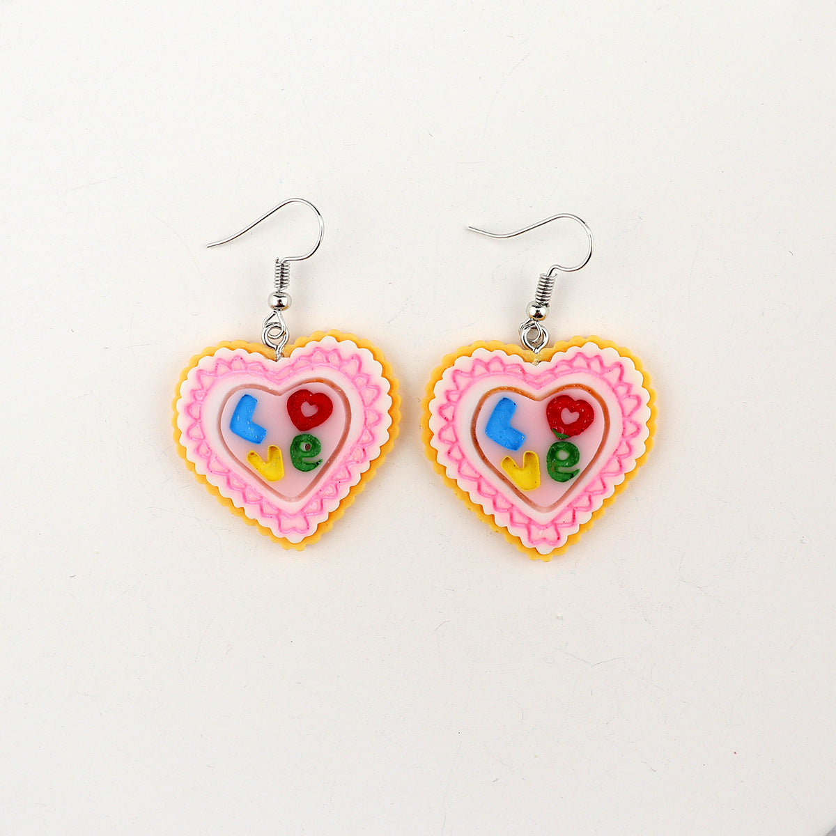 Acrylic China-Chic Love Earrings MIC-NiQ035