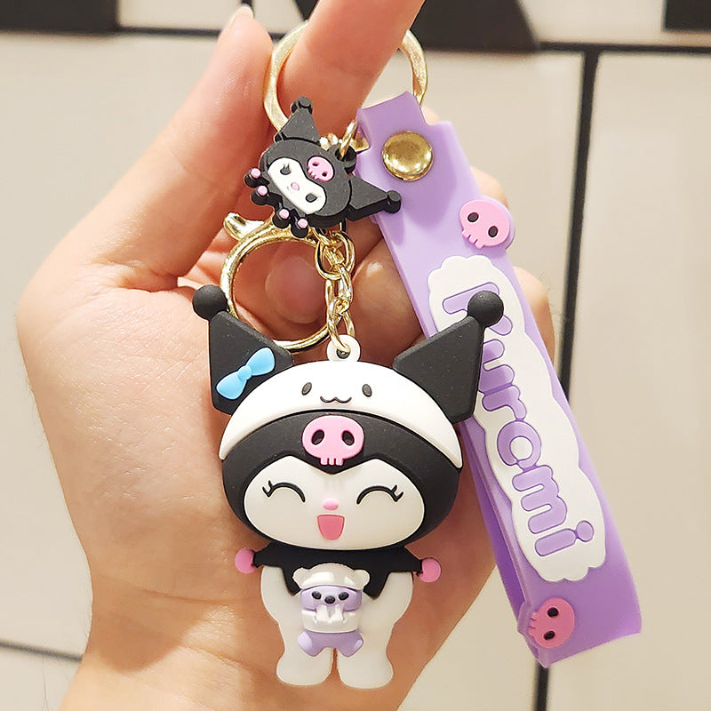 PVC New Cartoon Drip Glue Keychain MIC-ZhuoJ010