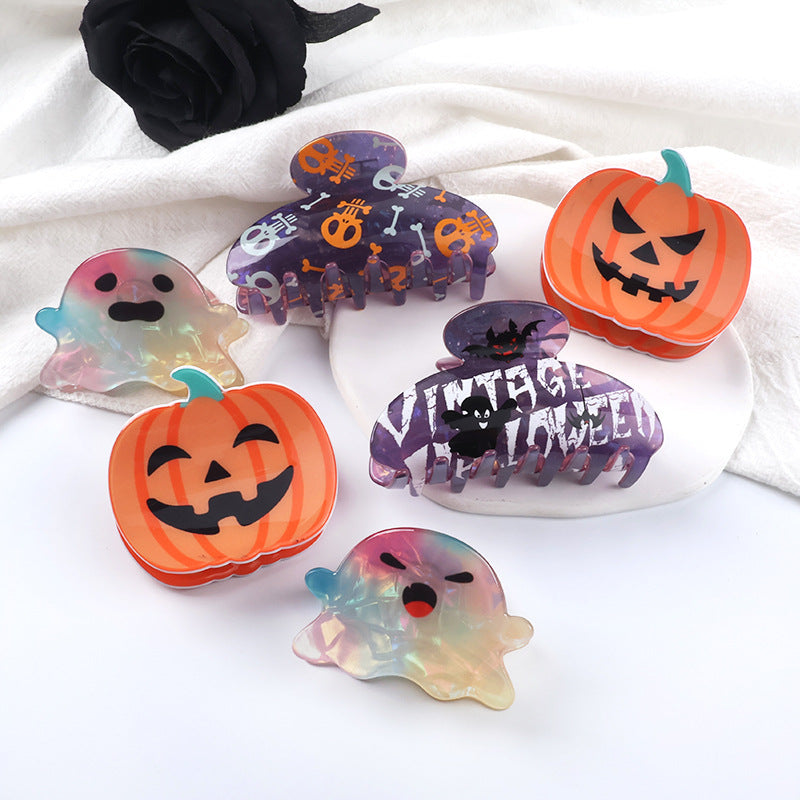 Plastic Halloween horror dark style hair clip (Minimo de Compra 2) MIC-SanE005