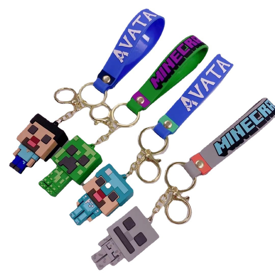 Keychains PVC Hardware Cartoon Cute Minecraft (M) Minimo de compra 2 MIC-YWYS004