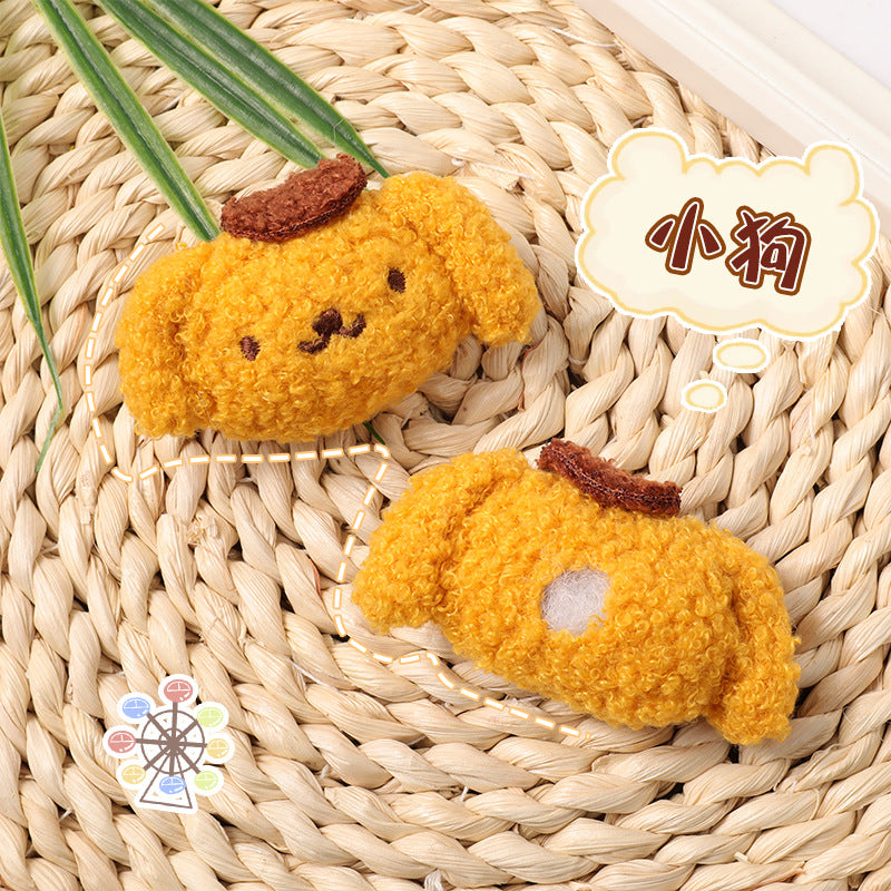 Plush cartoon cute little dog brooch MIC-ZhanY002