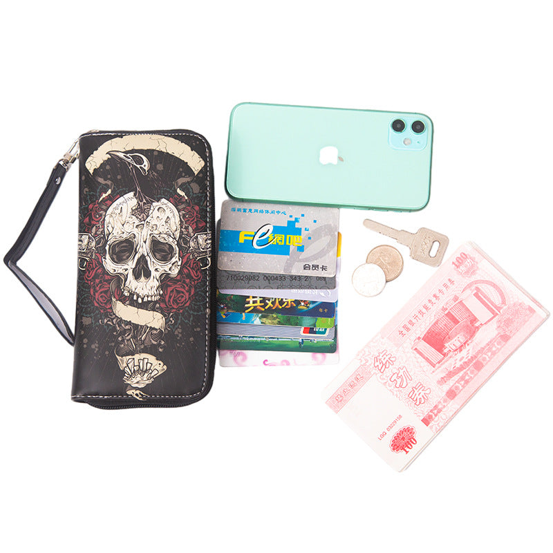 PU Funny Skull Wallet MIC-MaoM007