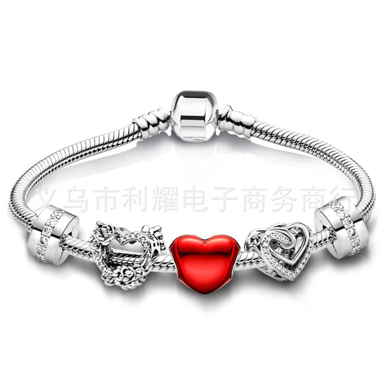 Alloy DIY Pandora Cartoon Bracelet MYA-LiY019