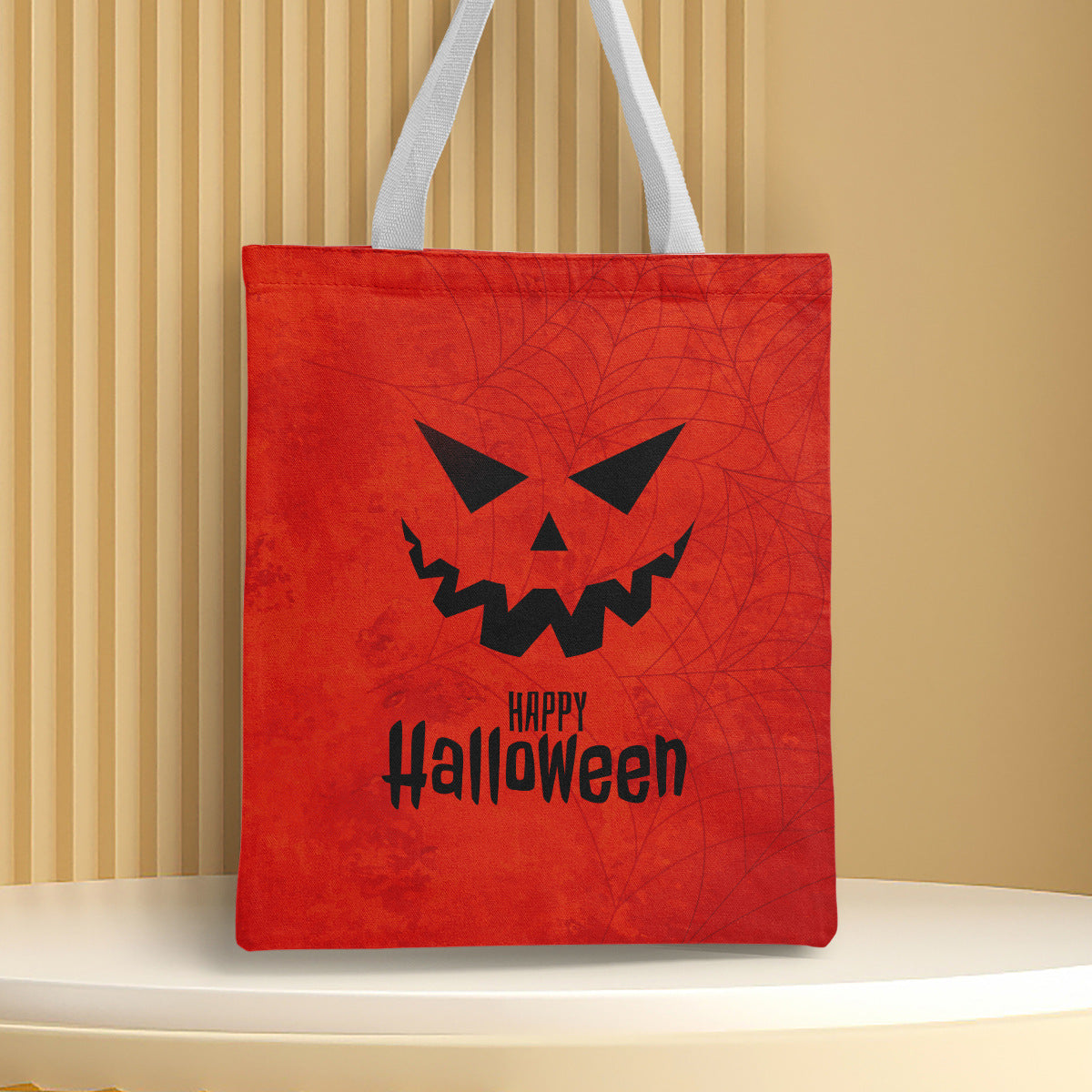 Polyester Halloween canvas shoulder bag (Minimo de Compra 2) MYA-QB007