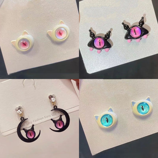 Alloy Cute Monster Earrings MIC-YiY007