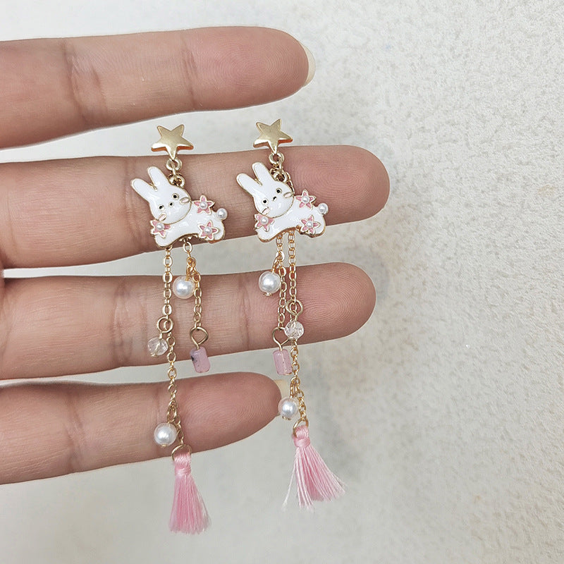 Alloy Cute and Cute Rabbit Earrings MYA-BLD105