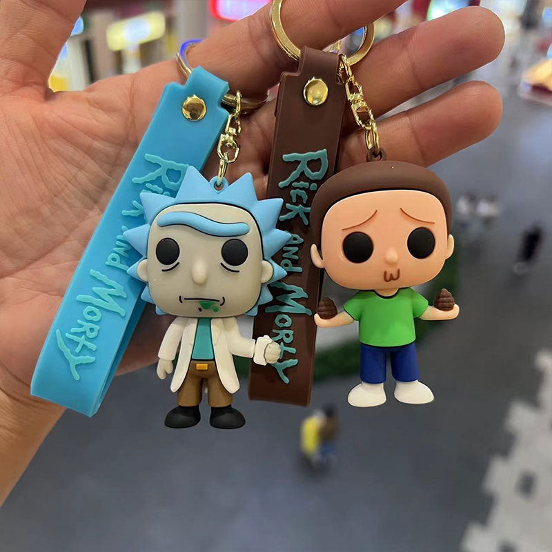 PVC Rick and Morty keychain MIC-MiaoY084