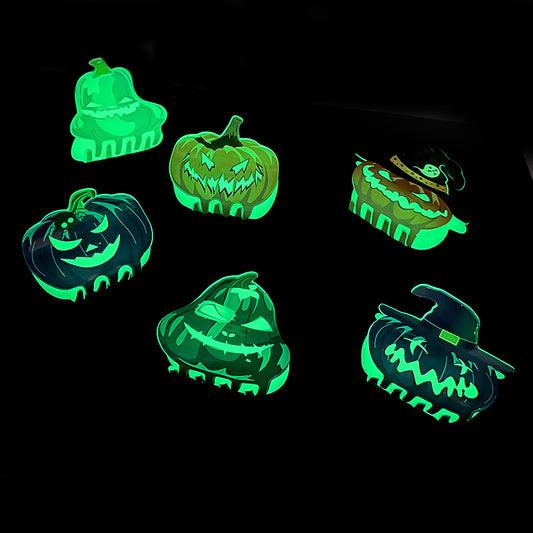 Plastic Halloween Pumpkin Bat Ghost Shadow Hair Clip (Minimo de Compra 10) MIC-HangX008