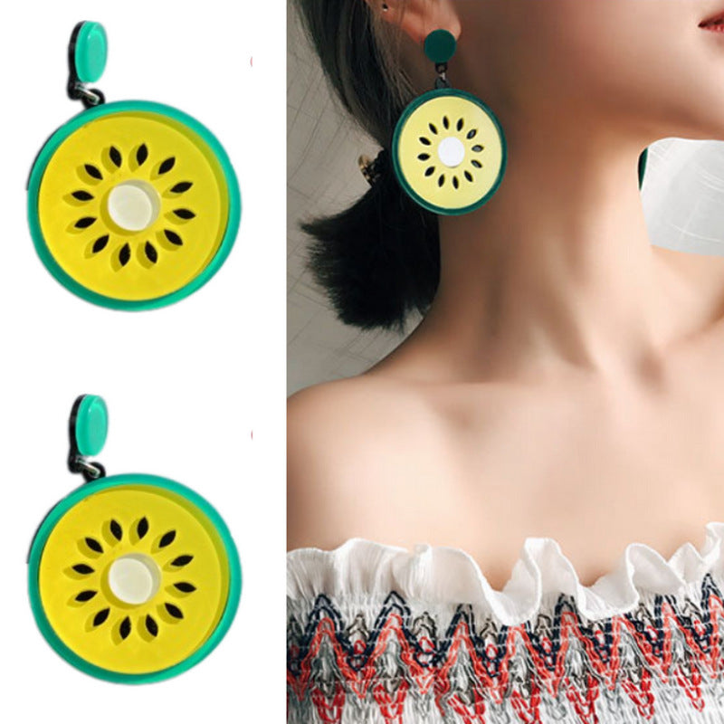 Acrylic Fruit and Vegetable Earrings MYA-XueP080