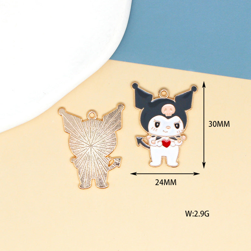 Alloy cartoon small animal pendant (Minimo de Compra 10) MIC-JingX008