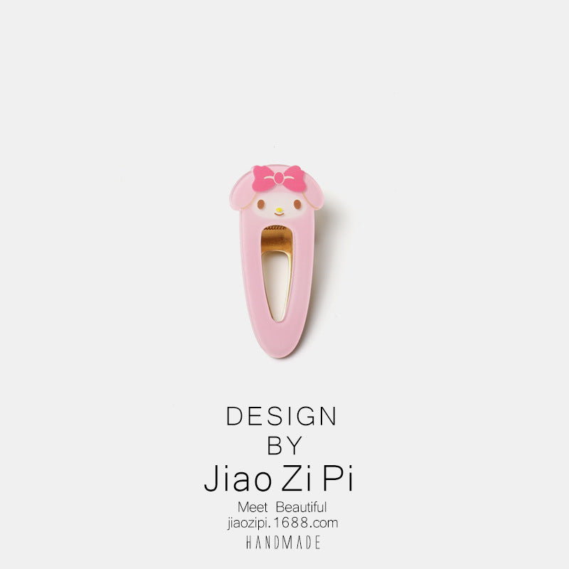 Resin cartoon cute hair clip (Minimo de Compra 2) MIC-JZP002