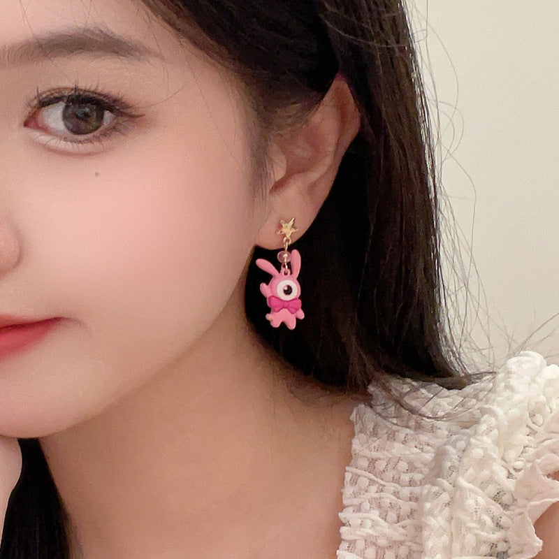 Alloy cute rabbit earrings MIC-BLD093