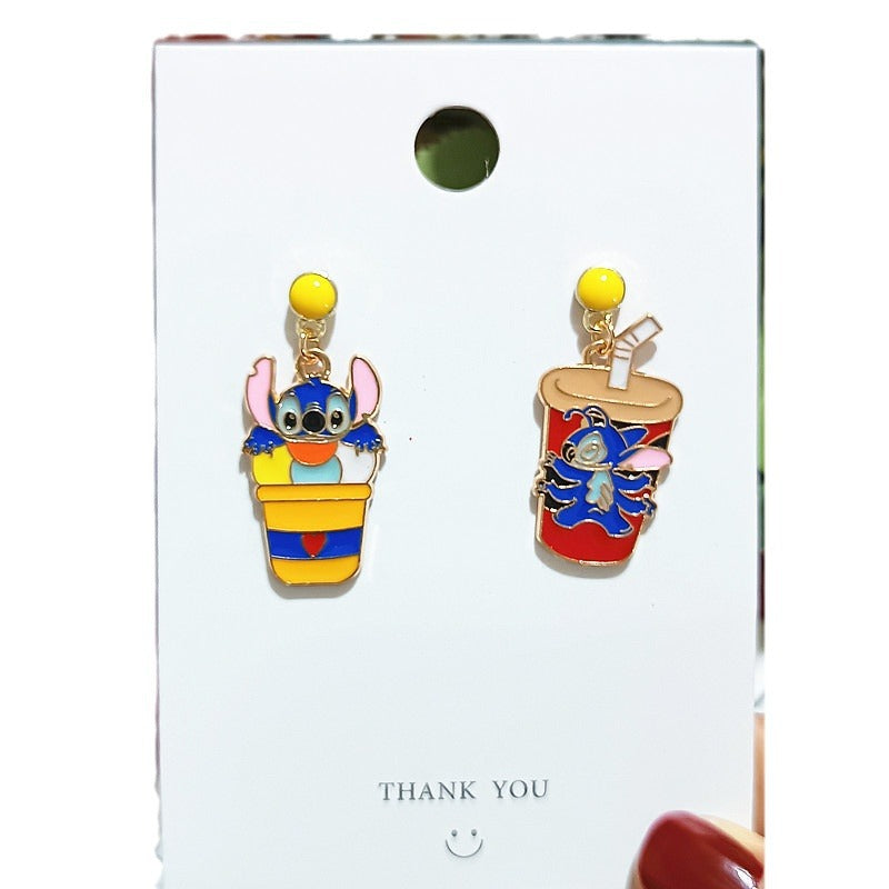 Alloy cute cartoon earrings MIC-XingJ083