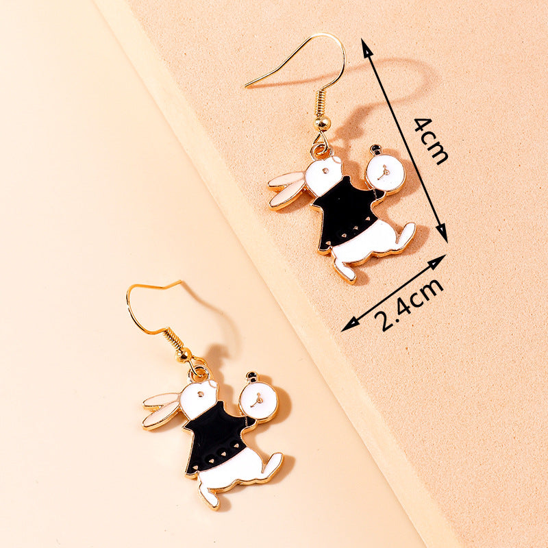 Acrylic cartoon sweet and cute cat earrings (Minimo de Compra 2) MYA-YueS010