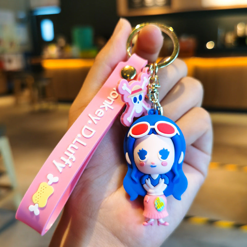 Keychains Hardware PVC One Piece Cartoon(M) MIC-YMeng013