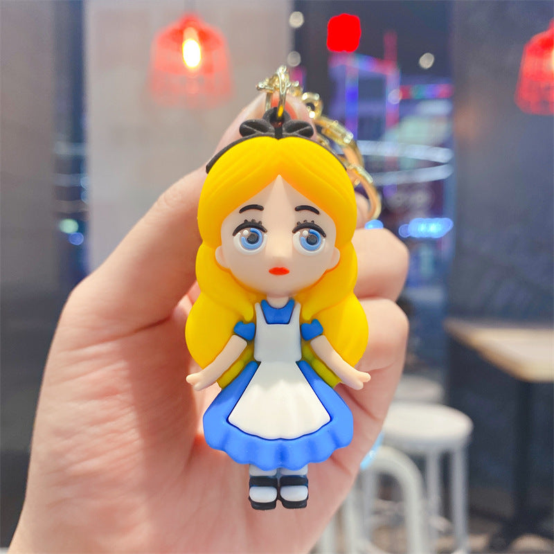 PVC lovely princess keychain （Minimo de compra 2） MYA-YouM004