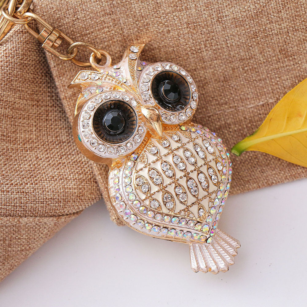 Diamond owl keychain  (Minimo de compra 2) MIC-ChaoK008