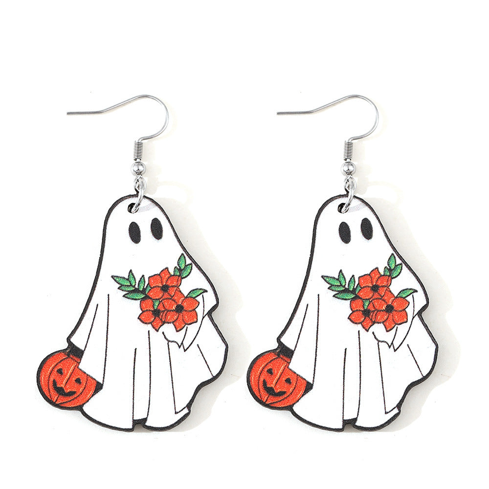 Acrylic New Halloween Collection Earrings (Minimo de Compra 2) MYA-ChuL002