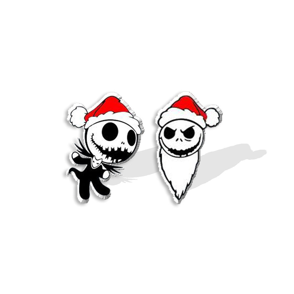 Earrings Acrylic Christmas Cartoon Asymmetric Earrings Minimo de compra 2 XiangL010