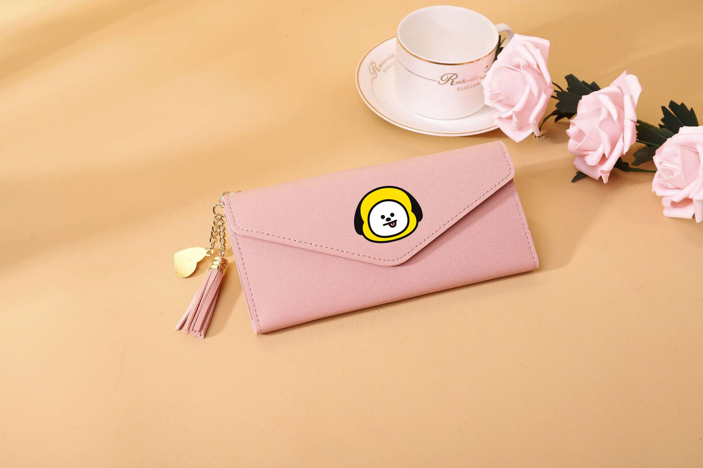 PU cartoon cute card bag tassel wallet MIC-XingY009