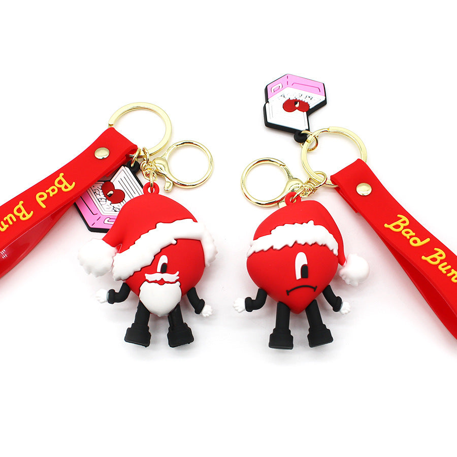 Keychain PVC Christmas Cute Cartoon Pendant (F) HAn010