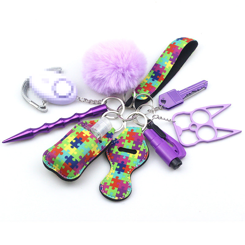 10pcs Zinc Alloy Keychain Set MOQ≥2 ChaoH059