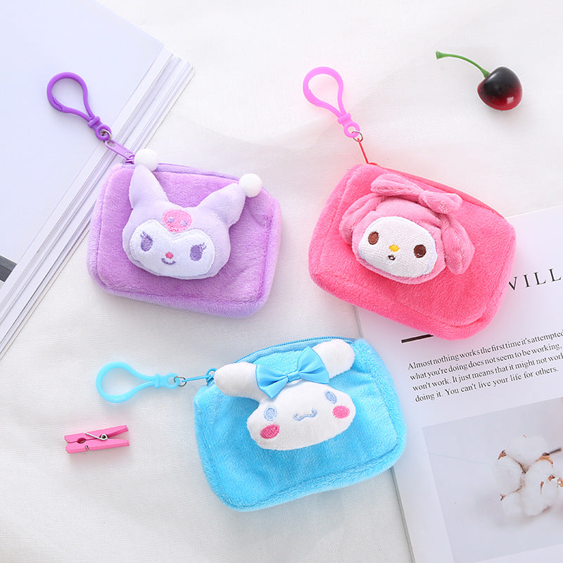 Cotton zipper certificate small coin purse Minimo de compra 5 MIC-JiaW002