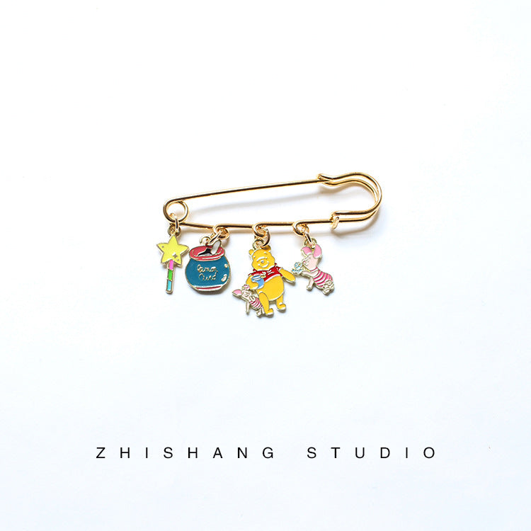 Alloy Bear brooch (Minimo de Compra 2) MIC-ShangS006