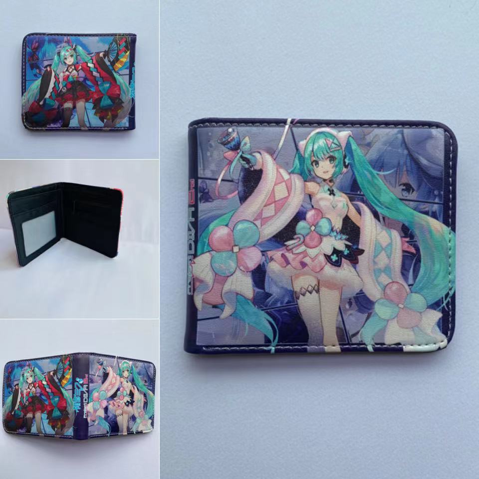 PU cartoon anime short zipper wallet MIC-ChangY008