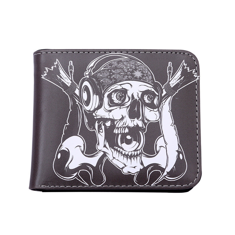 PU Funny Skull Wallet MIC-MaoM004