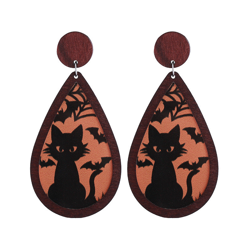 Alloy acrylic horror party earrings MIC-ChouT055