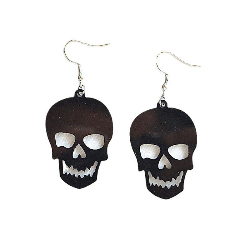 Acrylic horror and funny ghost earrings MYA-XieN059