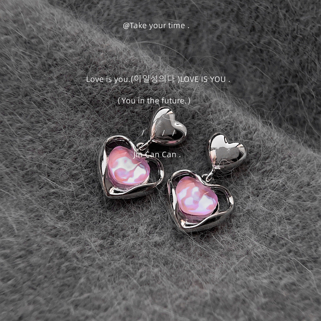 Alloy Illusionary Love Earrings MYA-LiangM009