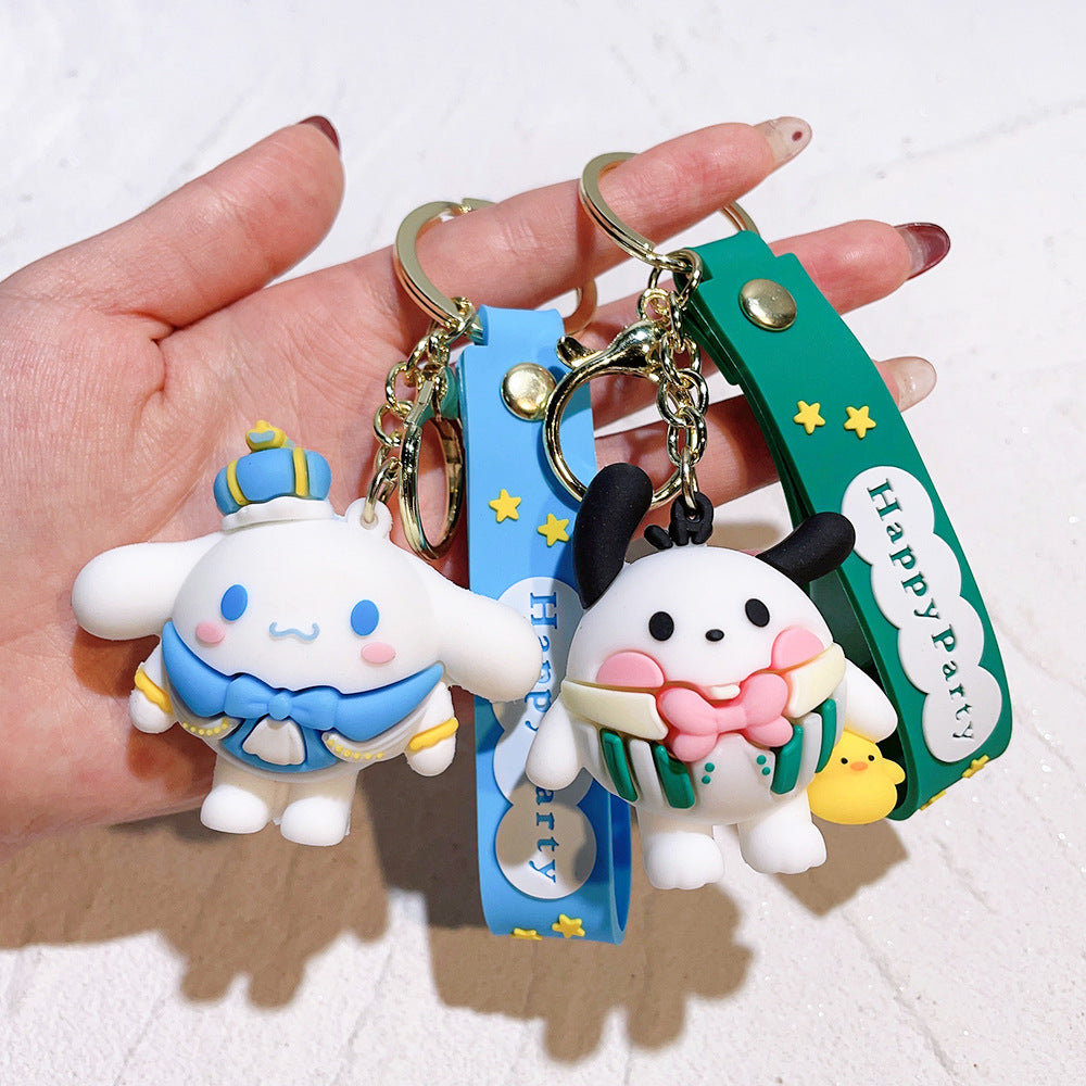 PVC cartoon cute pet cute keychain MIC-QiC037