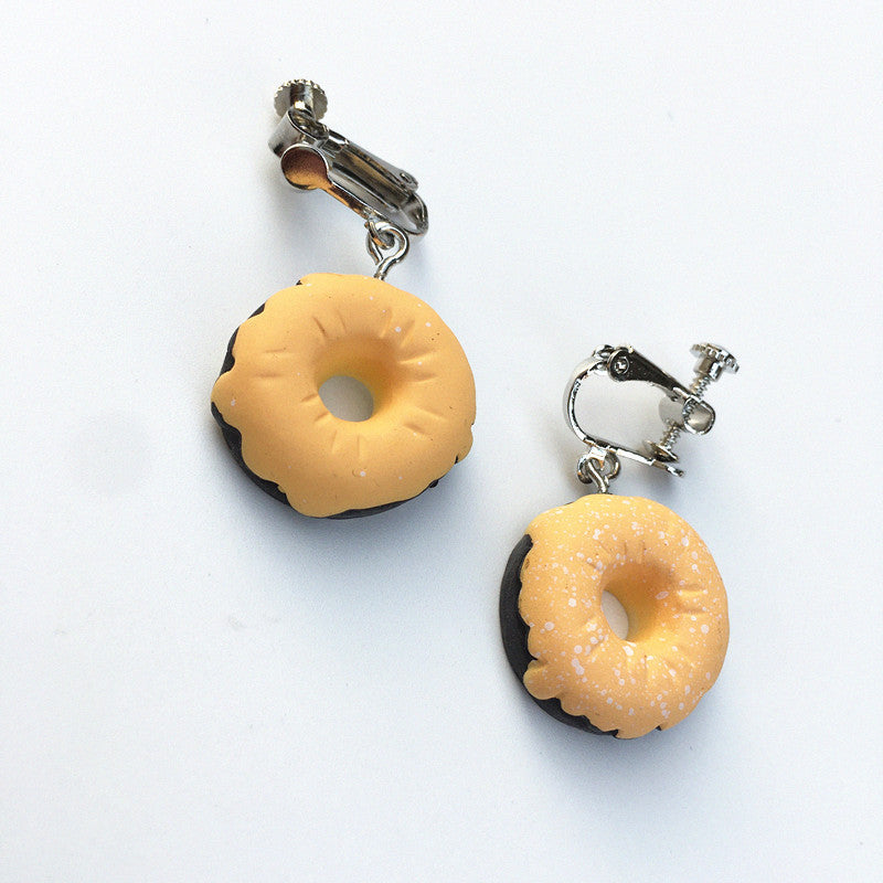 Acrylic New Donut Earrings (Minimo de Compra 2) MIC-ChouT037