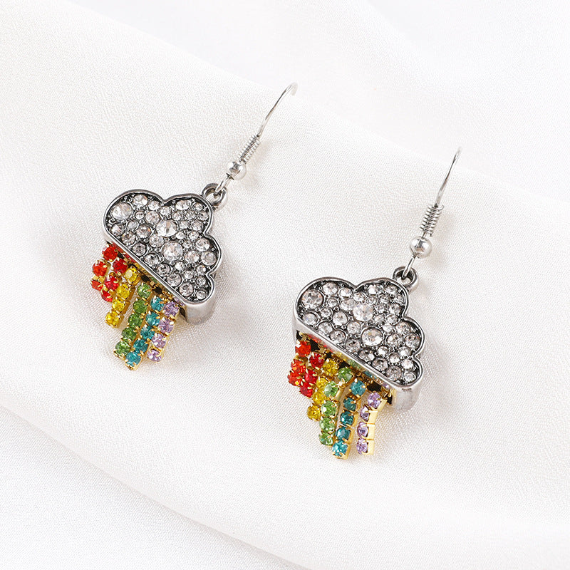 popular cloud earrings tassel  zhongyi016