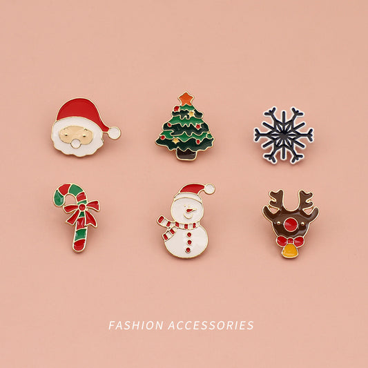 Alloy Christmas cartoon brooch (Minimo de Compra 2) MYA-WeiD003