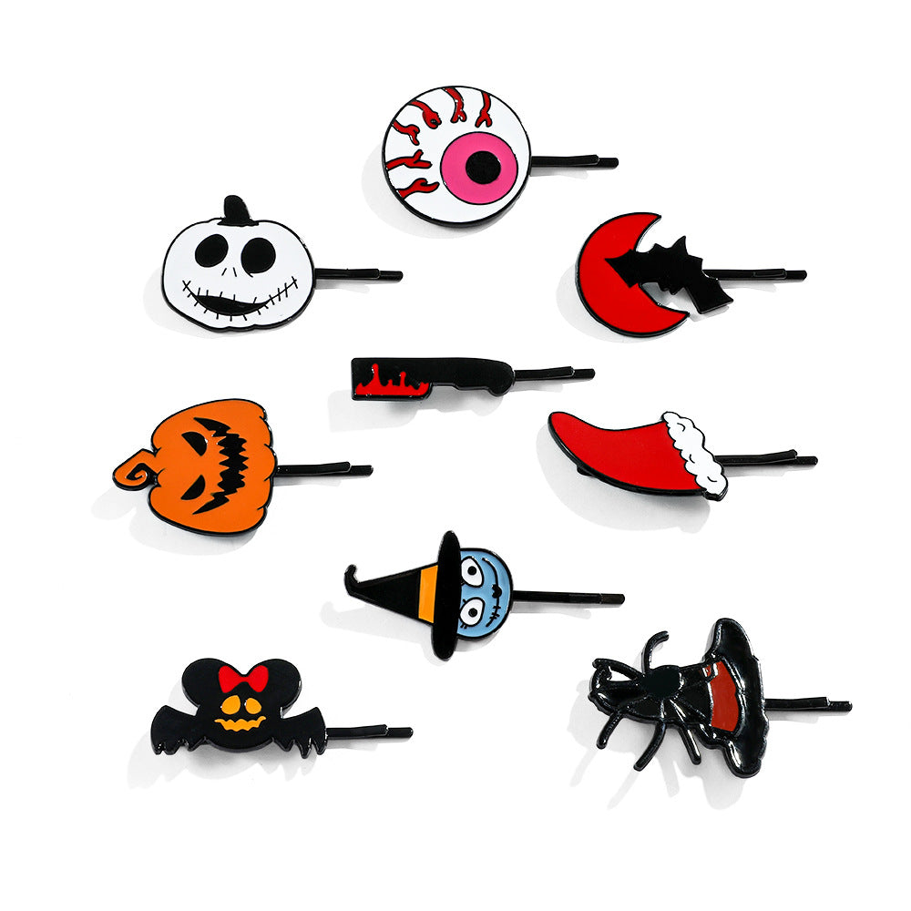 Alloy Halloween Ghost Hair Clip (Minimo de compra 2) MIC-YunX013