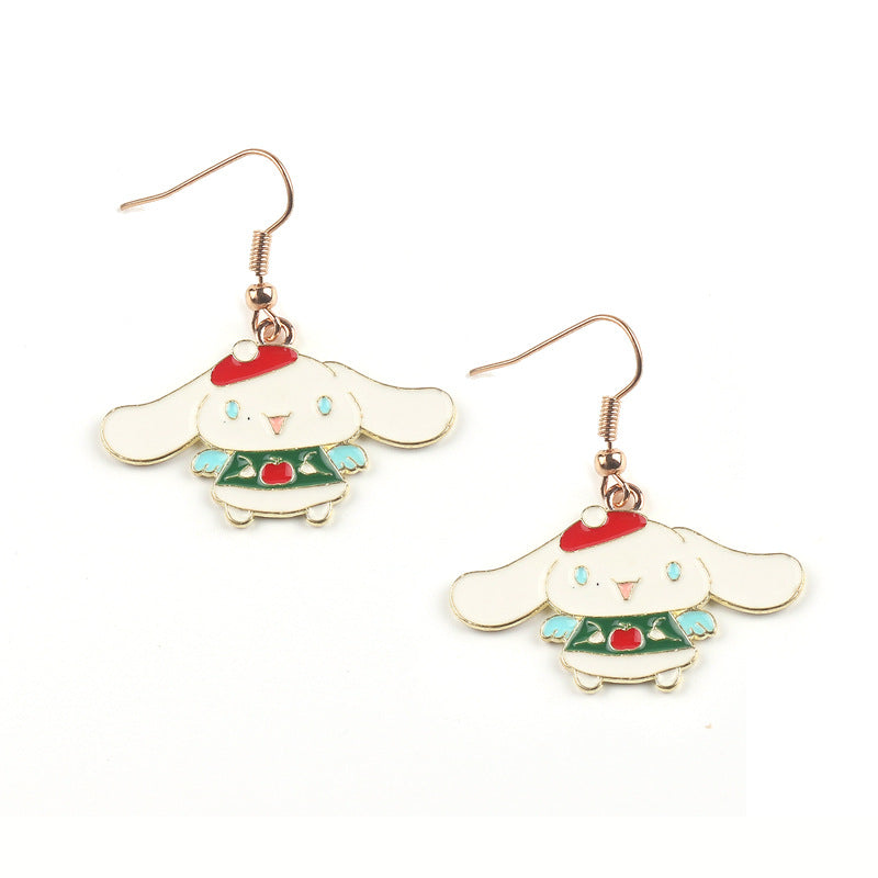 Alloy cartoon cute earrings (Minimo de Compra 2) MIC-FuYu005