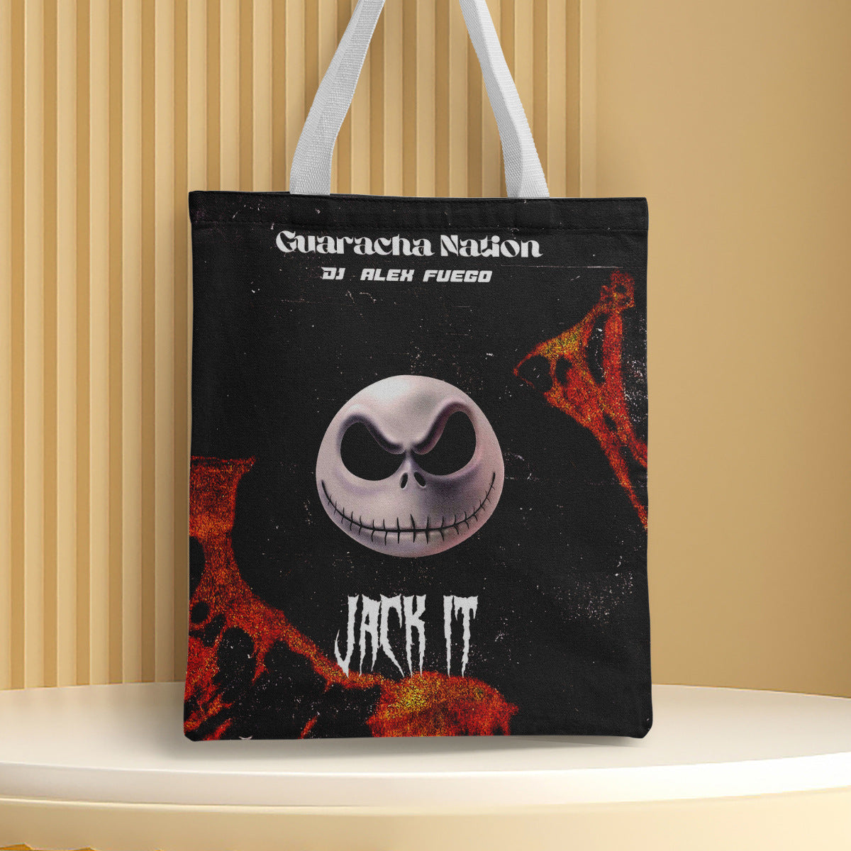 Polyester Halloween canvas shoulder bag (Minimo de Compra 2) MYA-QB010