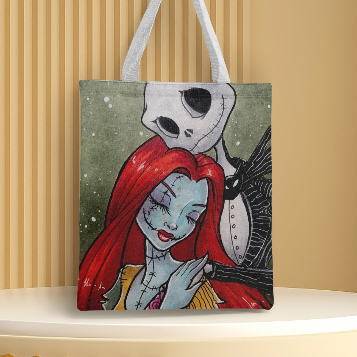 Polyester Halloween canvas shoulder bag (Minimo de Compra 2) MYA-QB010