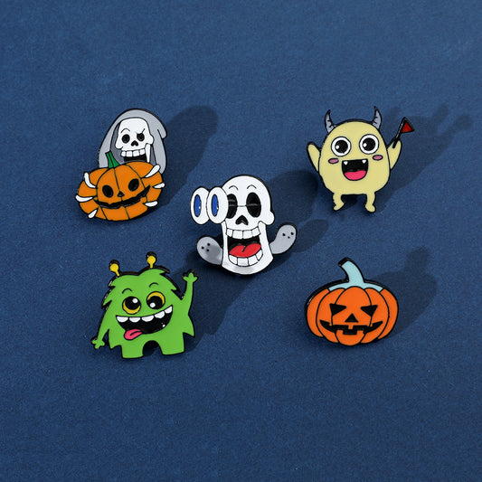 Alloy Halloween pumpkin monster brooch (Minimo de Compra 2) MIC-ShengY045