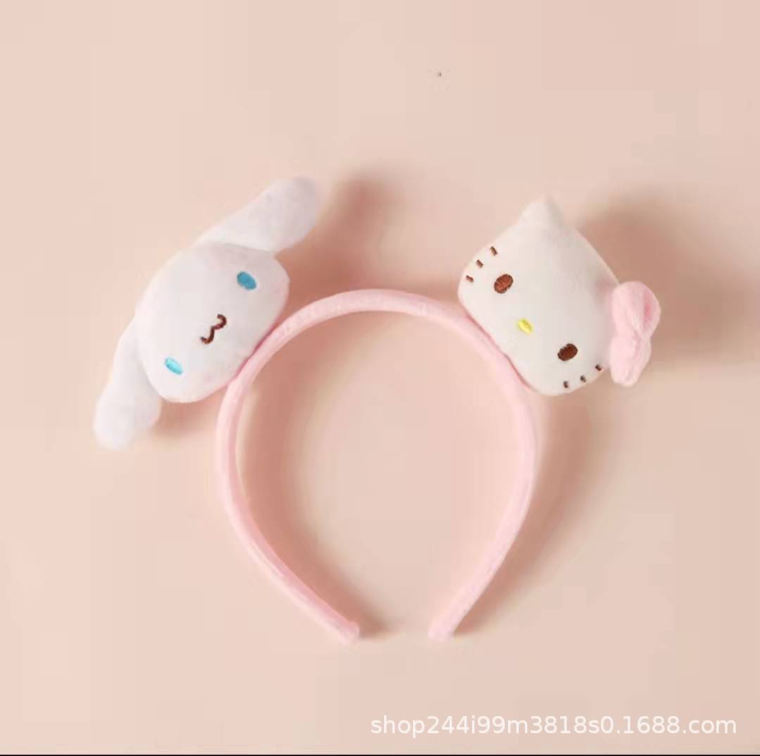 Silicone cute cartoon hairband (Minimo de compra 10)  MIC-LangK016