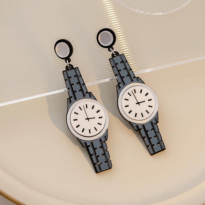 Alloy personalized watch earrings MIC-MDD126