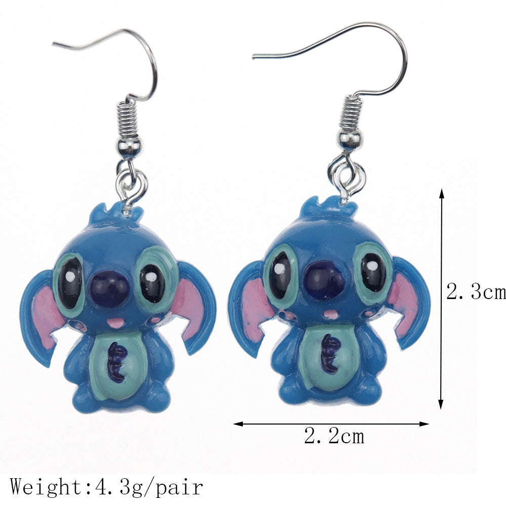 Cartoon animal earrings US-NiQ014