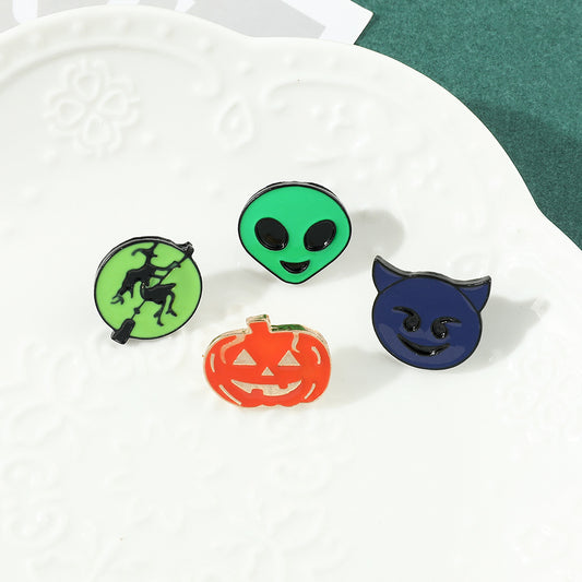 Alloy Halloween cartoon pumpkin brooch (Minimo de Compra 2) MIC-ShengY031