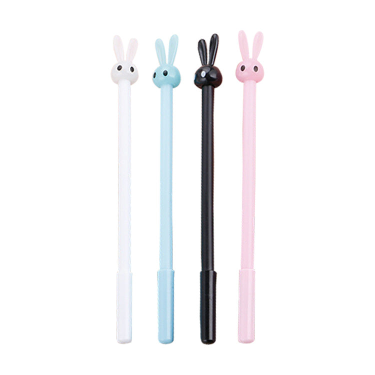 Ballpoint Pen Plastic Cute Long Ear Rabbit Gel Pen Liuj024